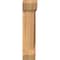 Ekena Millwork Traditional Slat Smooth Bracket w/ Offset Brace, Western Red Cedar, 5 1/2"W x 16"D x 24"H BKT0604X16X24TRA06SWR - alternate 4